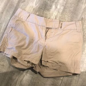 J. Crew broken in chino shorts